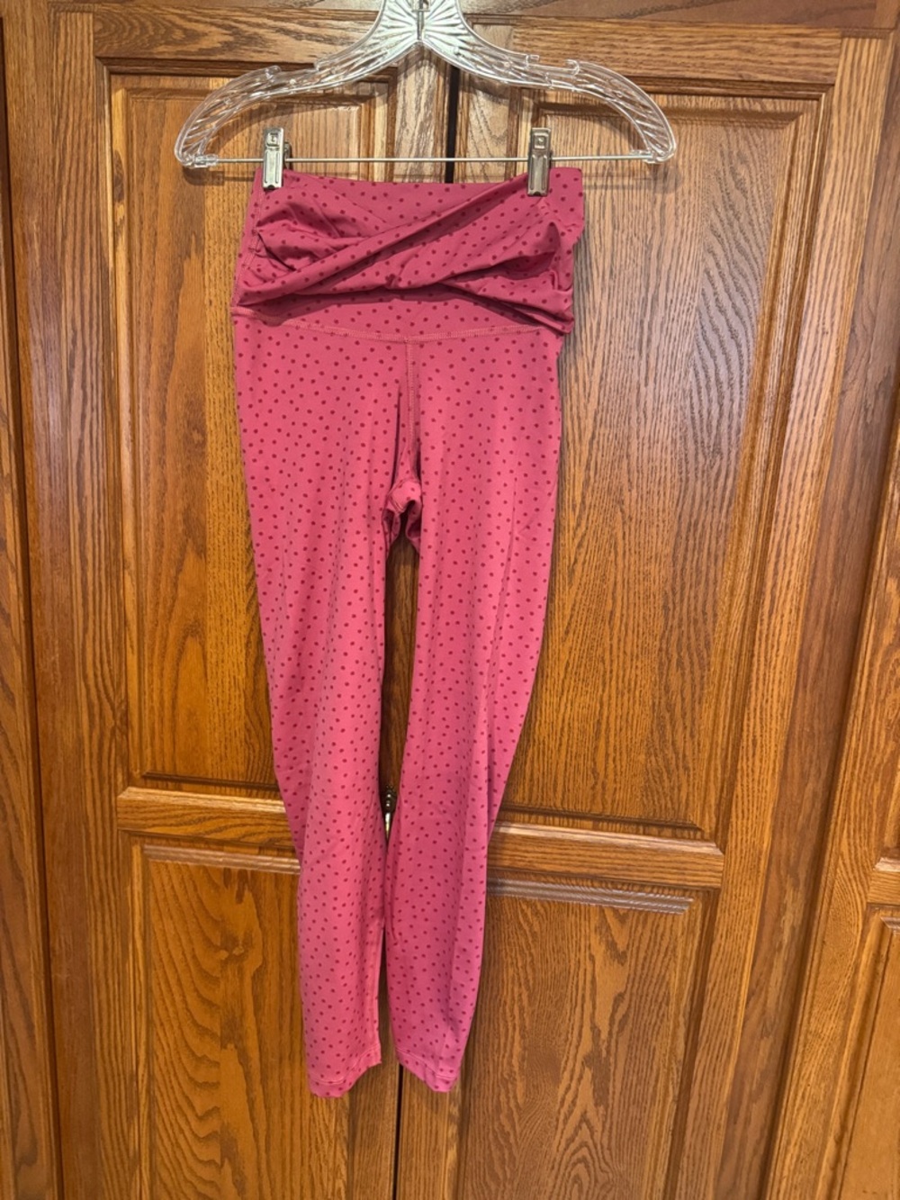 Nike Dri-FIT Pink Fold-Over Waist Leggings NWOT